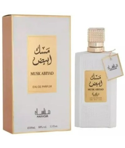 MANASIK MUSK ABIYAD MASC EDP 100ML - MASCULINO - UNISSEX MANASIK MUSK ABIYAD MASC EDP 100ML - MASCULINO - UNISSEX
